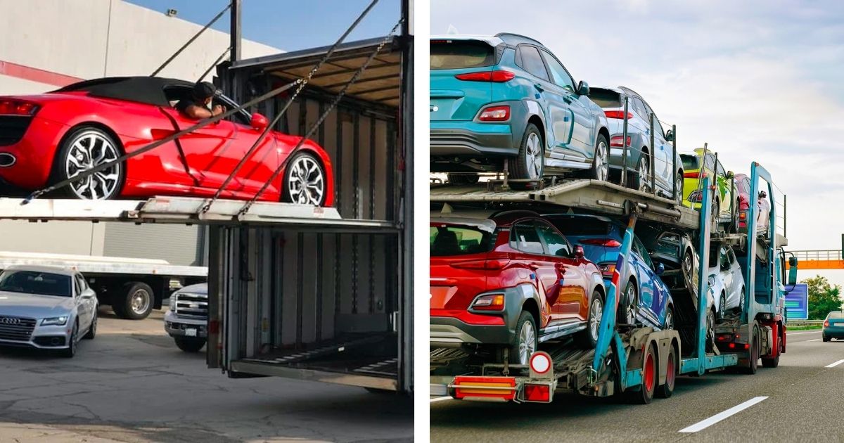 Open carrier vs closed carrier in auto shipping